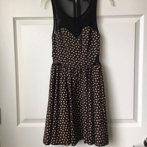 Material Girl Mesh Insert Dress